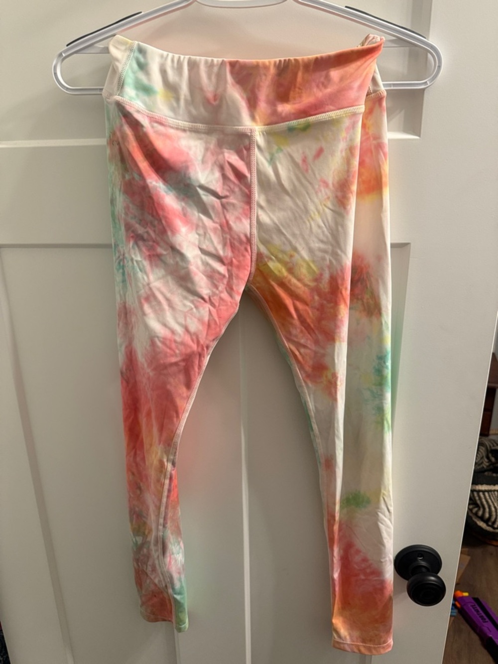ZYIA Kids Tie-Dye Leggings - White, Pink, Orange, Green, Yellow, Blue